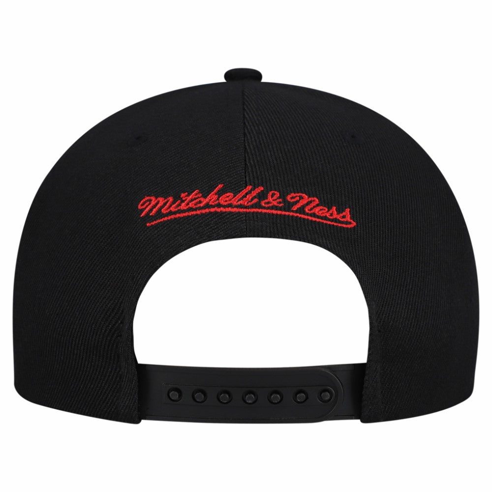 Buffalo Sabres - Mitchell & Ness Retro Script Colorblock Snapback Hat Black