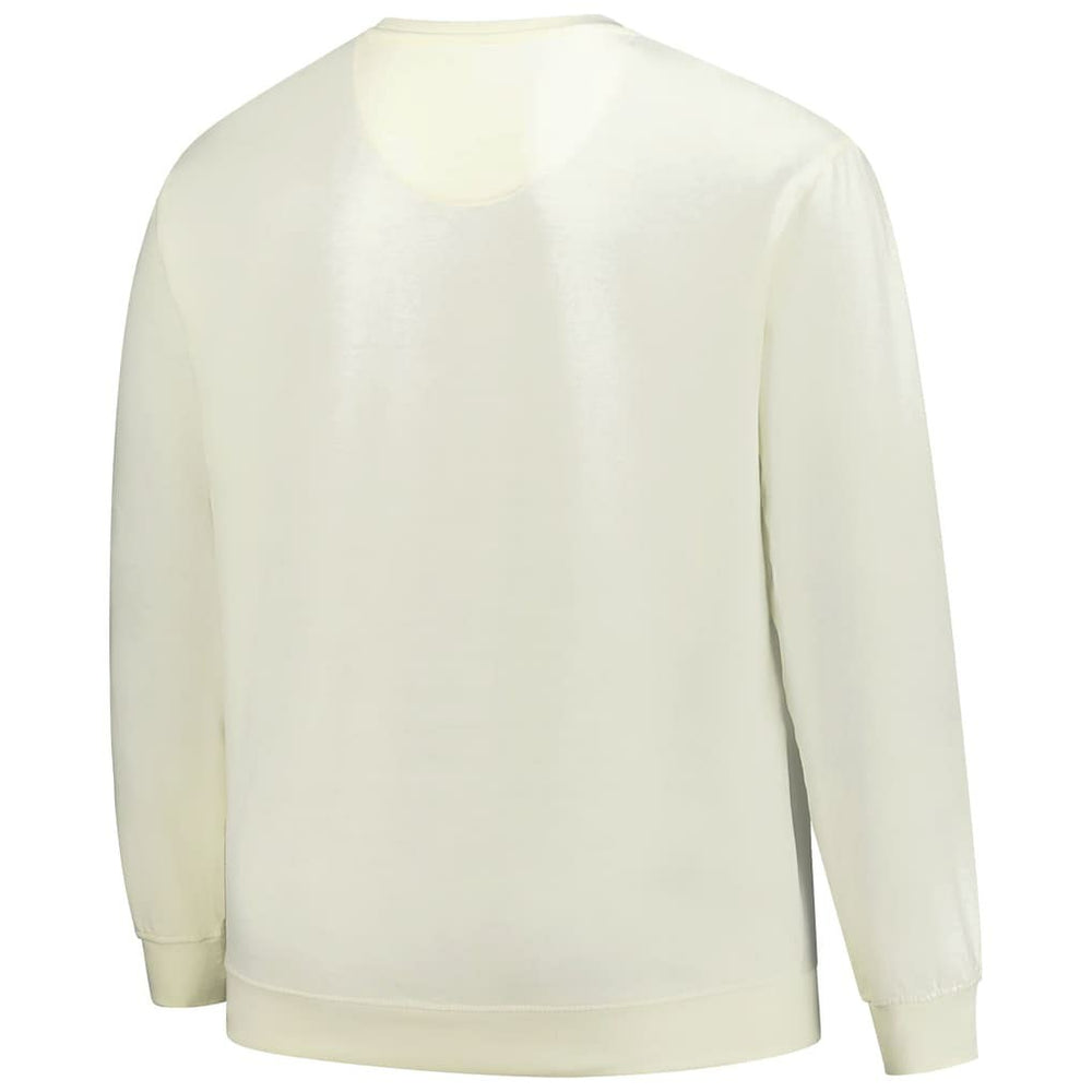 Las Vegas Raiders Profile Big & Tall Fleece Sweatshirt Cream - NFL