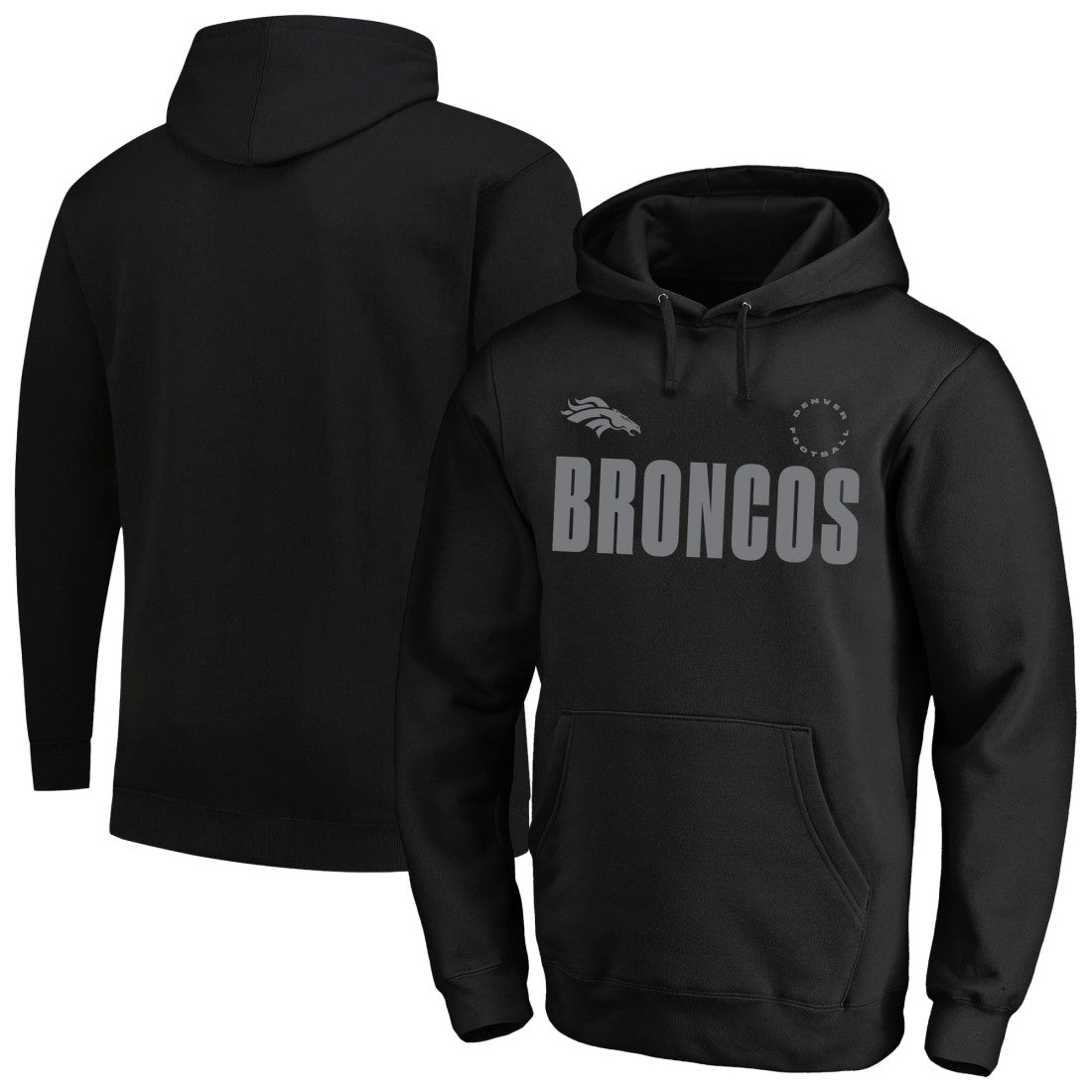 Denver Broncos Big & Tall Chip Shot Hoodie Black - Fanatics