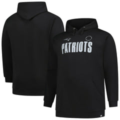 New England Patriots Big & Tall Chip Shot Hoodie Black - Fanatics