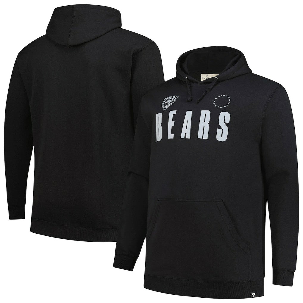 Chicago Bears Big & Tall Chip Shot Hoodie Black - Fanatics
