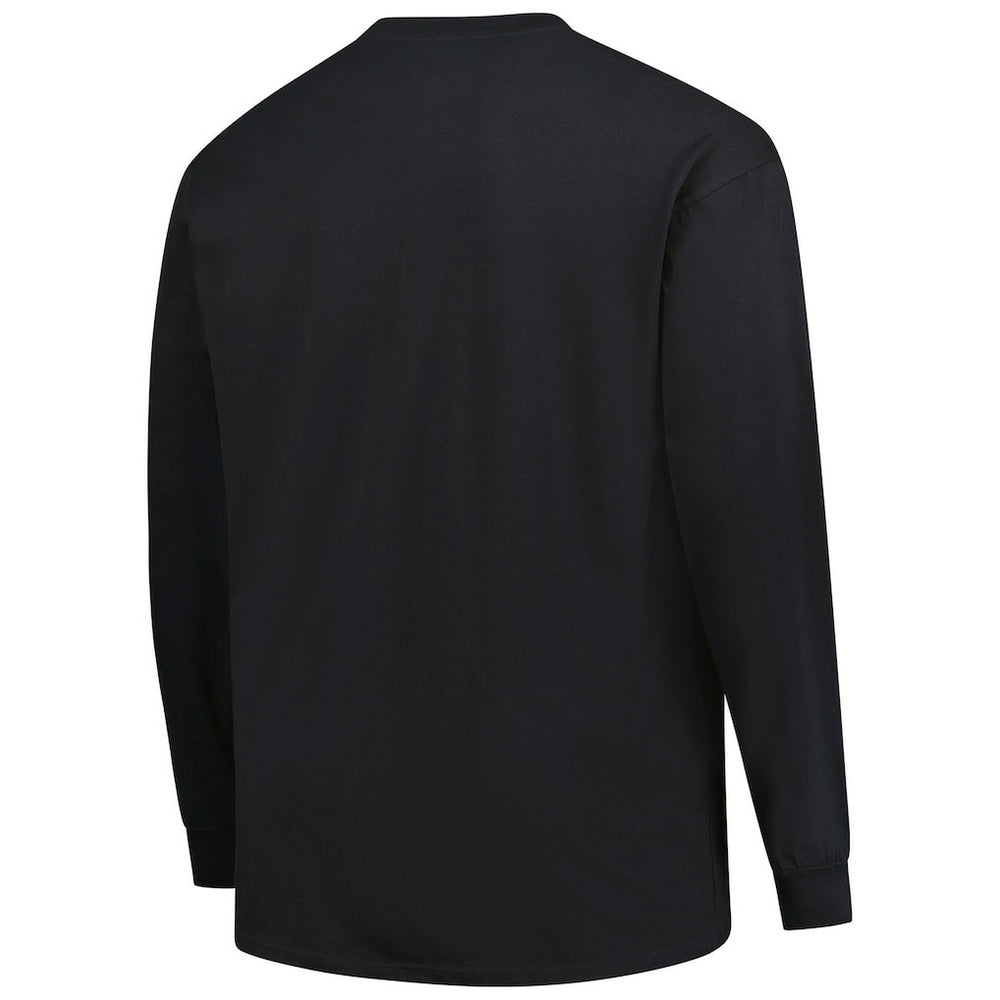 Cleveland Browns Big & Tall Coverage Scheme Long Sleeve T-Shirt Black - Fanatics