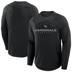 Arizona Cardinals Big & Tall Coverage Scheme Long Sleeve T-Shirt Black - Fanatics
