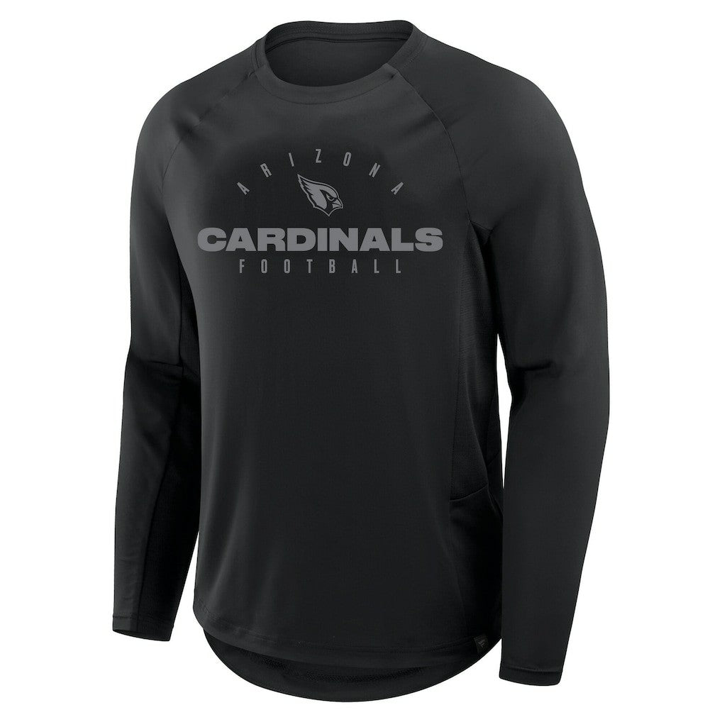 Arizona Cardinals Big & Tall Coverage Scheme Long Sleeve T-Shirt Black - Fanatics