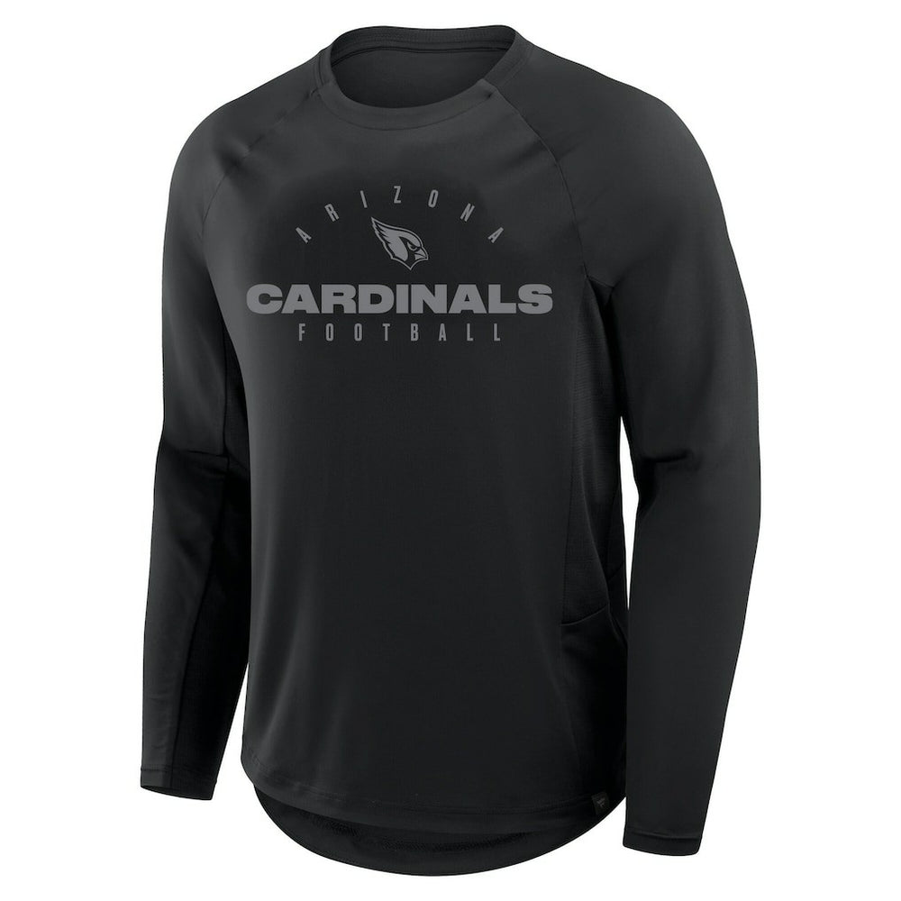 Arizona Cardinals Big & Tall Coverage Scheme Long Sleeve T-Shirt Black - Fanatics