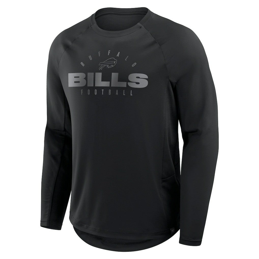 Buffalo Bills Big & Tall Coverage Scheme Long Sleeve T-Shirt Black - Fanatics