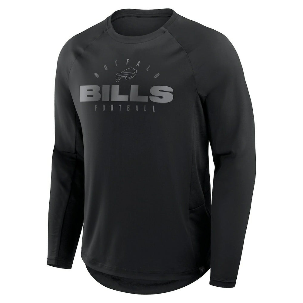 Buffalo Bills Big & Tall Coverage Scheme Long Sleeve T-Shirt Black - Fanatics
