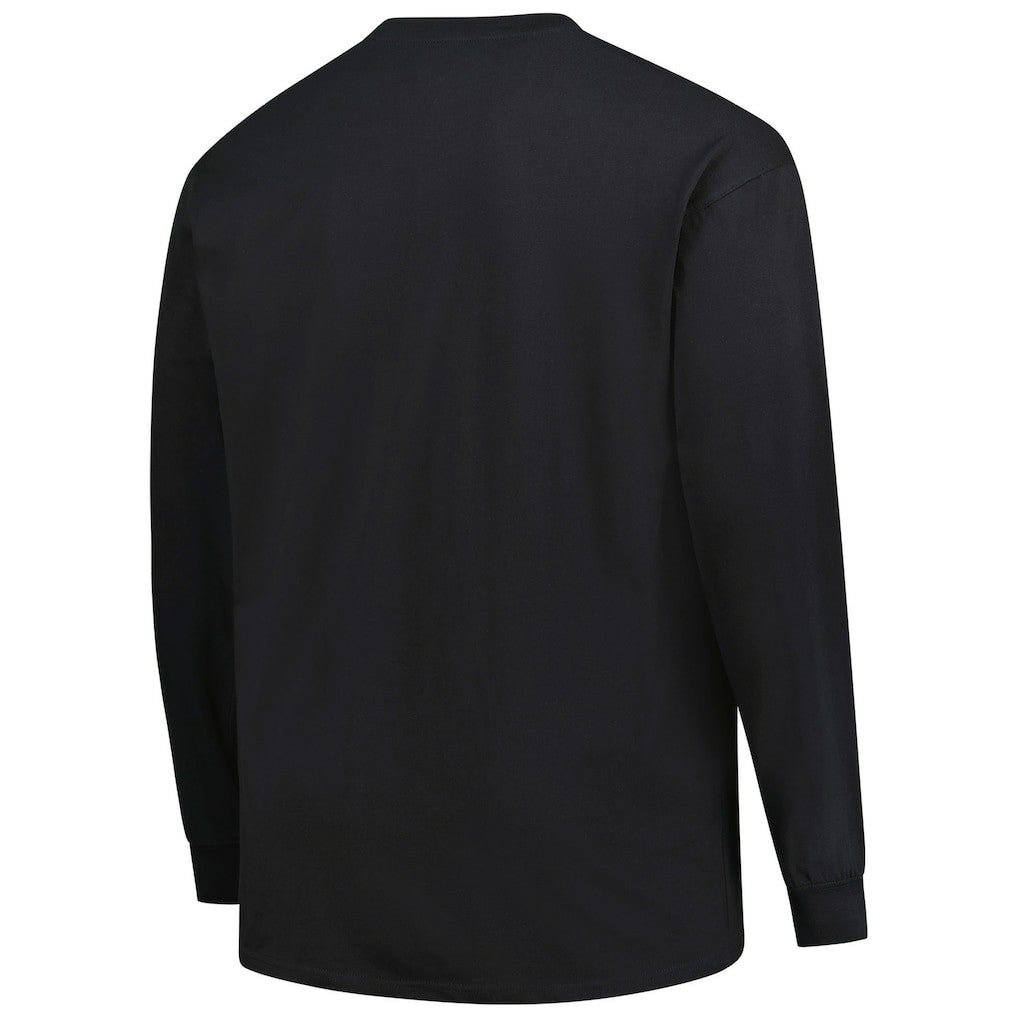 Cincinnati Bengals Big & Tall Coverage Scheme Long Sleeve T-Shirt Black - Fanatics