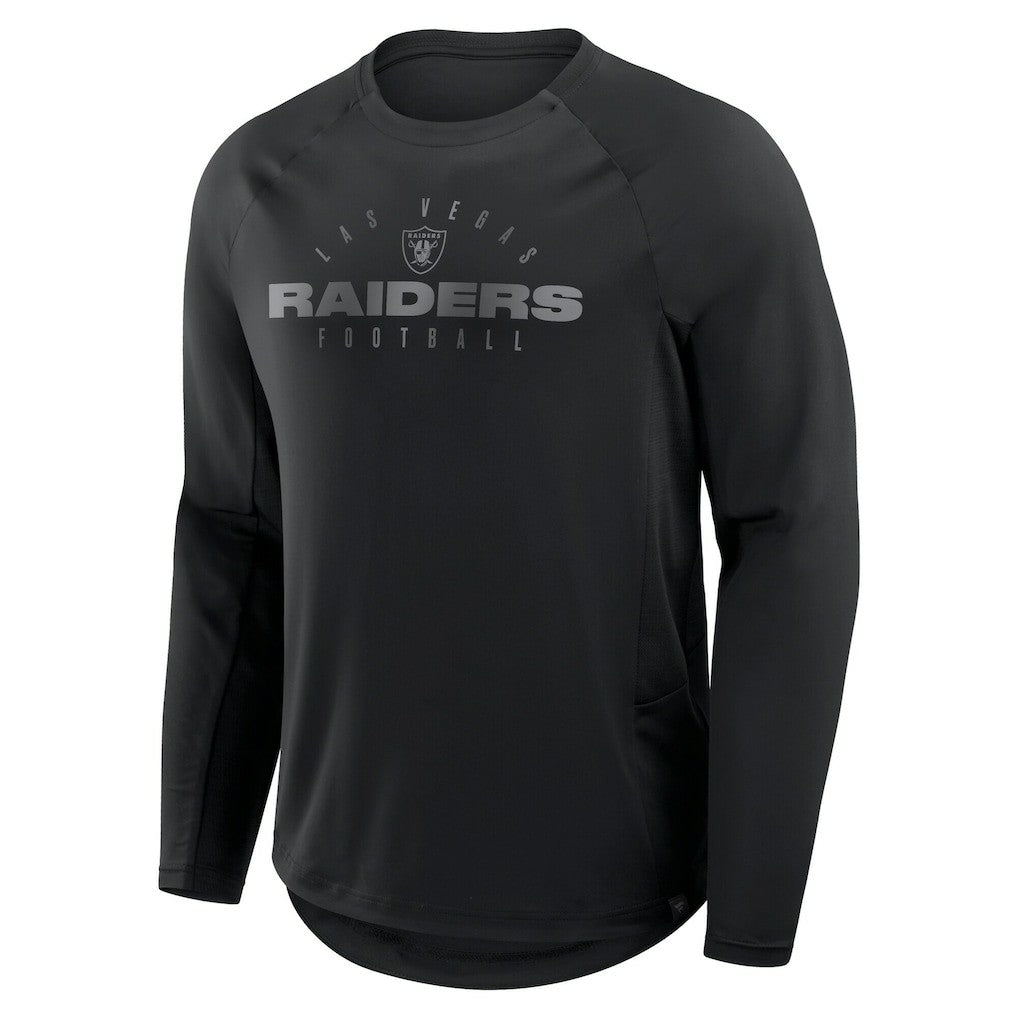 Las Vegas Raiders Big & Tall Coverage Scheme Long Sleeve T-Shirt Black - Fanatics