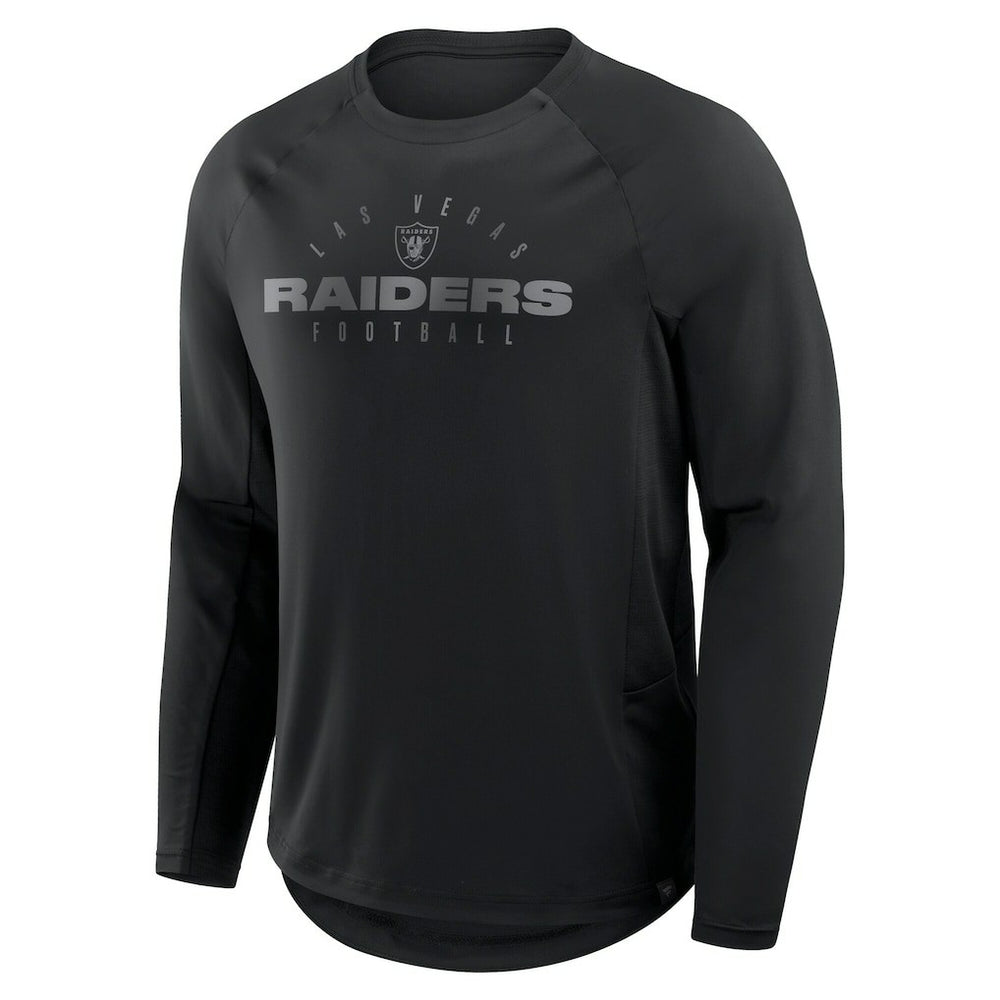 Las Vegas Raiders Big & Tall Coverage Scheme Long Sleeve T-Shirt Black - Fanatics