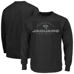 Jacksonville Jaguars Big & Tall Coverage Scheme Long Sleeve T-Shirt Black - Fanatics