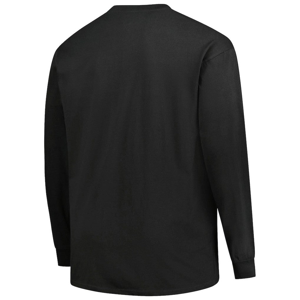 Jacksonville Jaguars Big & Tall Coverage Scheme Long Sleeve T-Shirt Black - Fanatics