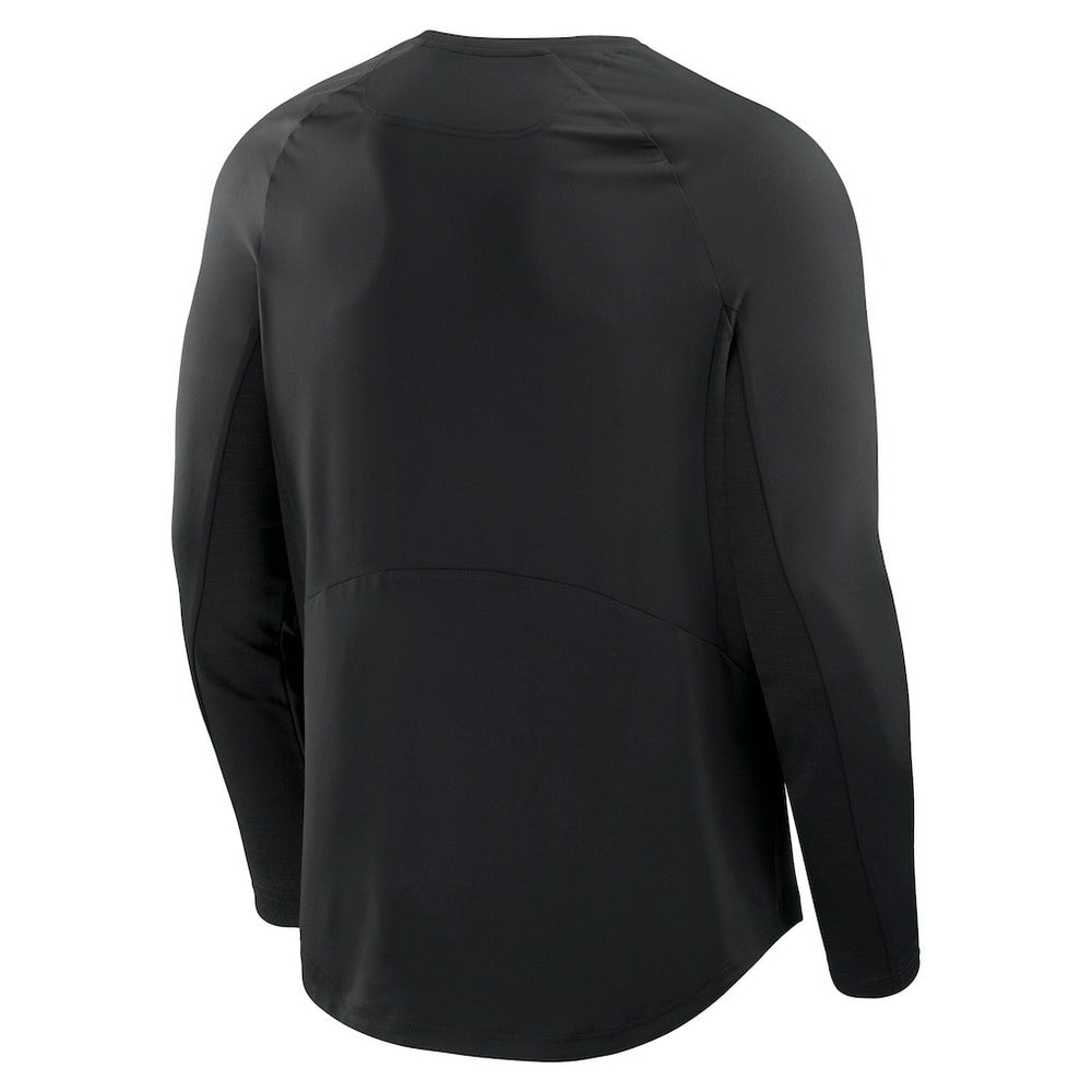 New Orleans Saints Big & Tall Coverage Scheme Long Sleeve T-Shirt Black - Fanatics