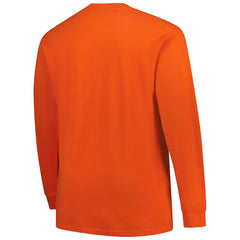 Cleveland Browns Big & Tall Clock Management Legacy Long Sleeve T-Shirt Orange - Fanatics