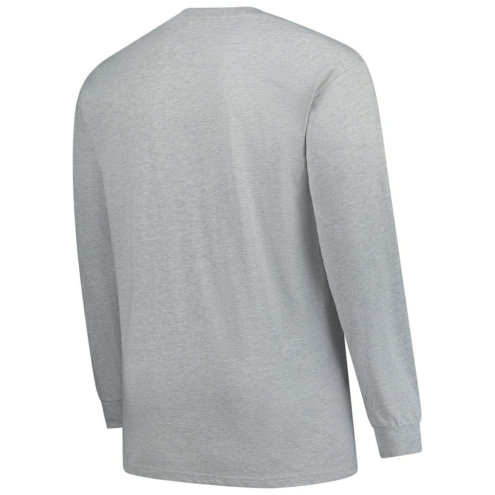 Indianapolis Colts Big & Tall Clock Management Legacy Long Sleeve T-Shirt Heather Gray - Fanatics