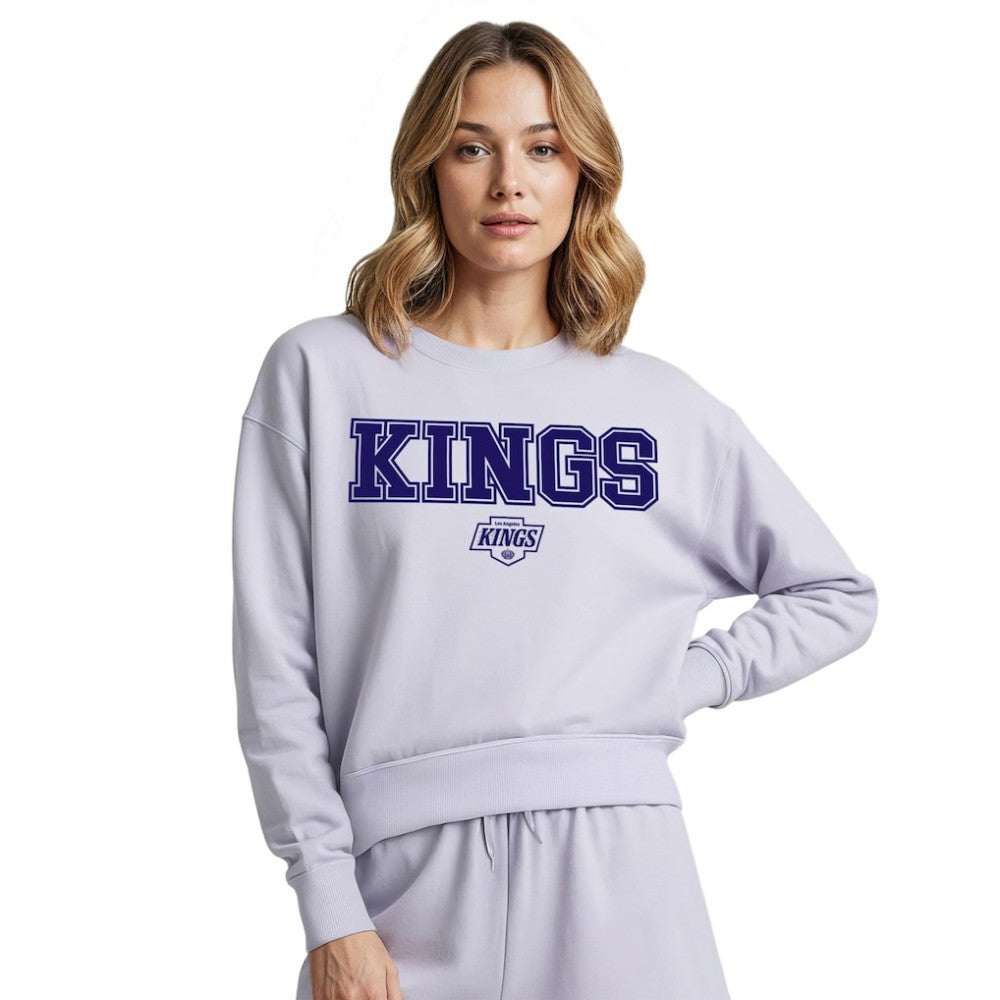 Los Angeles Kings - Concepts Sport Women's Tonal Pullover Sweatshirt Light Purple
