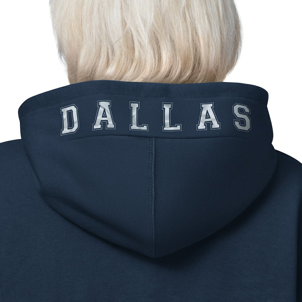 Dallas Cowboys Starter Women's 4th Down Full-Zip Hoodie Navy - NFL