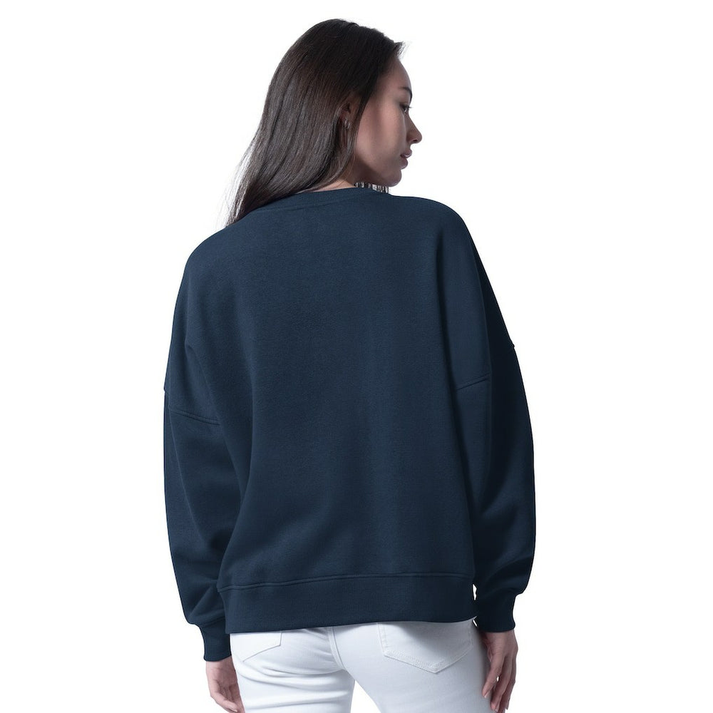 Dallas Cowboys G-III 4Her by Carl Banks Women's Oversized Feud Sweatshirt Navy - NFL