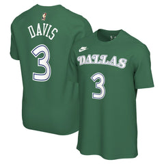 Nike - Anthony Davis Dallas Mavericks Unisex Name & Number T-Shirt - Classic Editi- Green