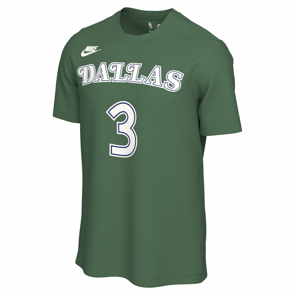 Nike - Anthony Davis Dallas Mavericks Unisex Name & Number T-Shirt - Classic Editi- Green