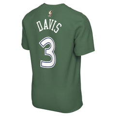 Nike - Anthony Davis Dallas Mavericks Unisex Name & Number T-Shirt - Classic Editi- Green