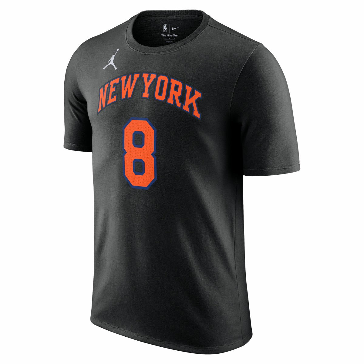NBA - OG Anunoby New York Knicks Jordan Brand Unisex Name & Number T-Shirt - Statement Edition - Black