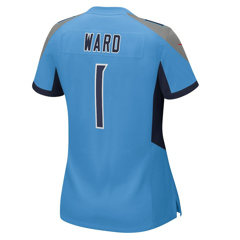 Cameron Ward Tennessee Titans Women's 2025 NFL Draft First Round Pick Game Jersey Light Blue - Nike