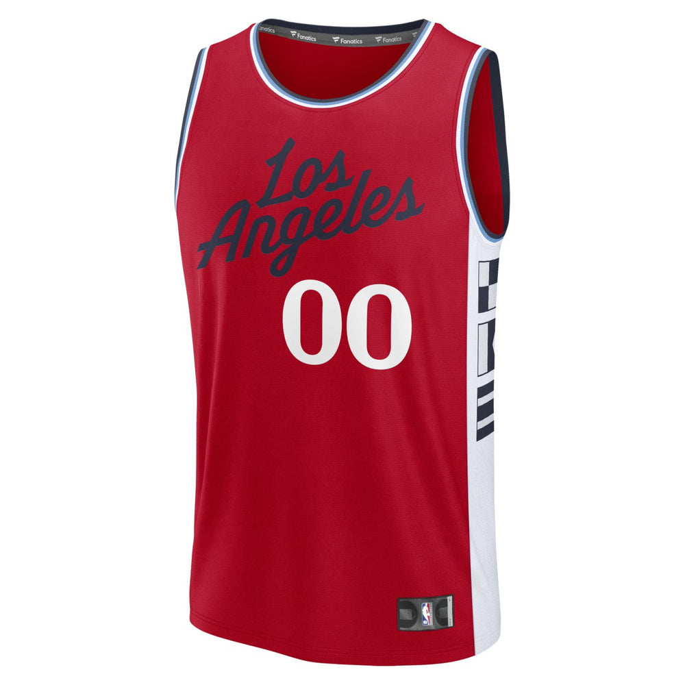Fanatics - LA Clippers Fast Break Custom Jersey - Statement Edition - Red
