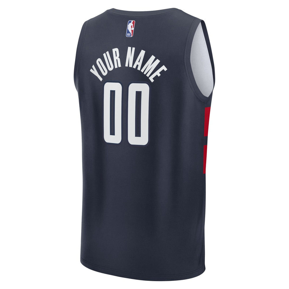 Fanatics - Washington Wizards Fast Break Custom Jersey - Statement Edition - Navy
