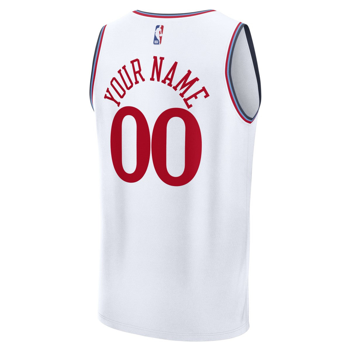 Fanatics - LA Clippers Fast Break Custom Jersey - Association Edition - White