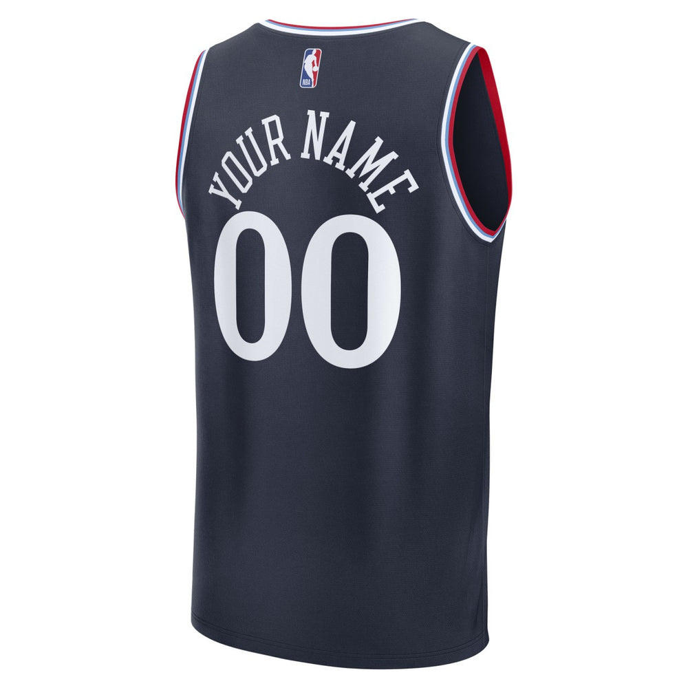 Fanatics - LA Clippers Fast Break Custom Jersey - Icon Edition - Navy