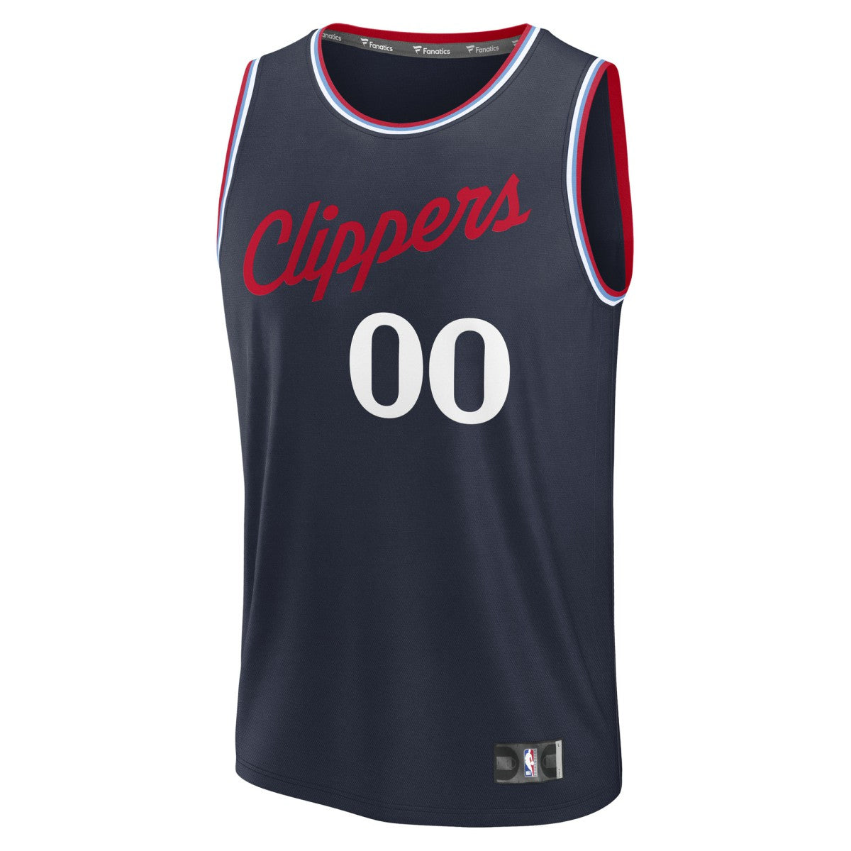 LA Clippers Youth Fast Break Custom Replica Jersey - Navy - Icon Edition | NBA Jerseys