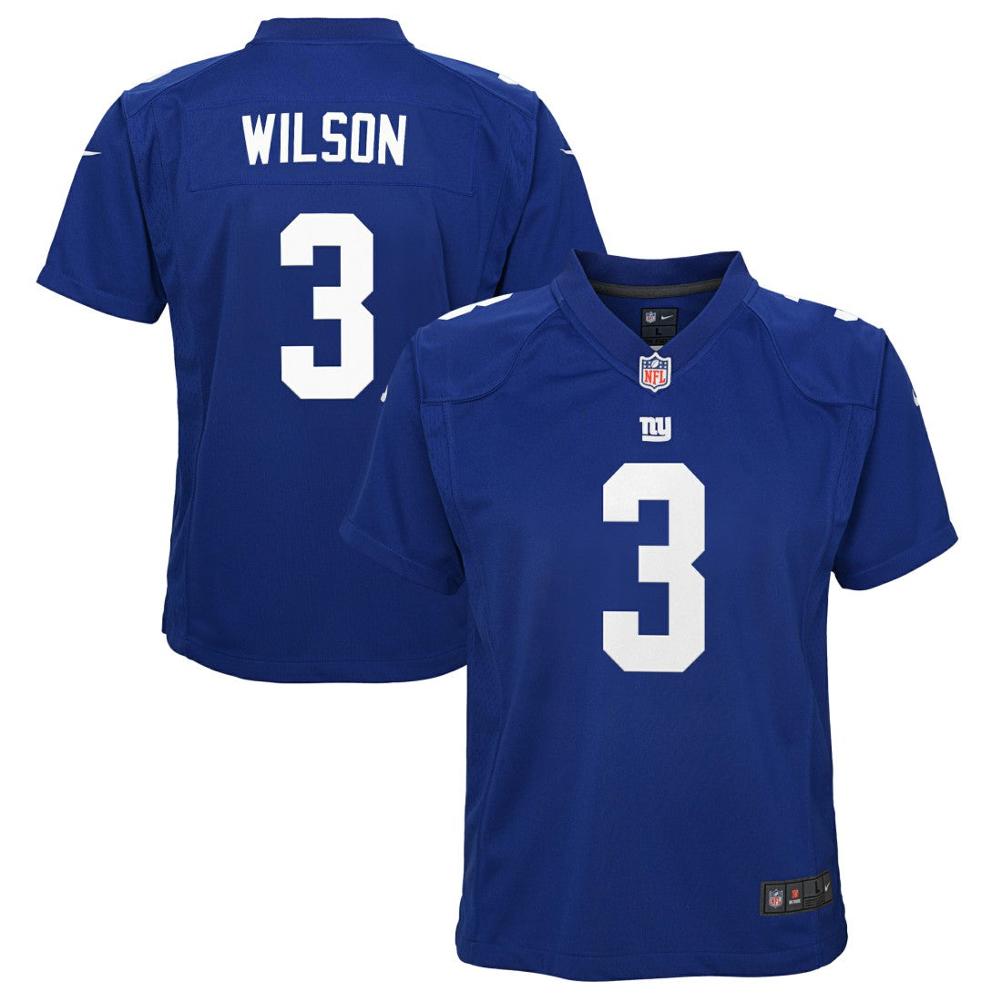 Russell Wilson New York Giants Youth Game Jersey Royal - Nike