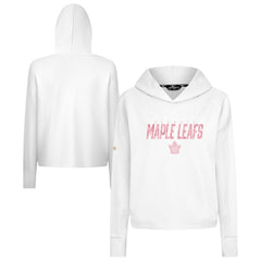 Toronto Maple Leafs - Levelwear Women's Mother's Day Sweet Floral Pullover Hoodie White