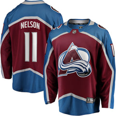 Brock Nelson Colorado Avalanche - Fanatics Home Breakaway Jersey Burgundy