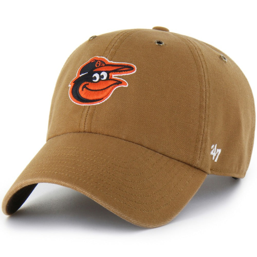Baltimore Orioles Carhartt x '47 Clean Up Adjustable Hat Lifestyle
