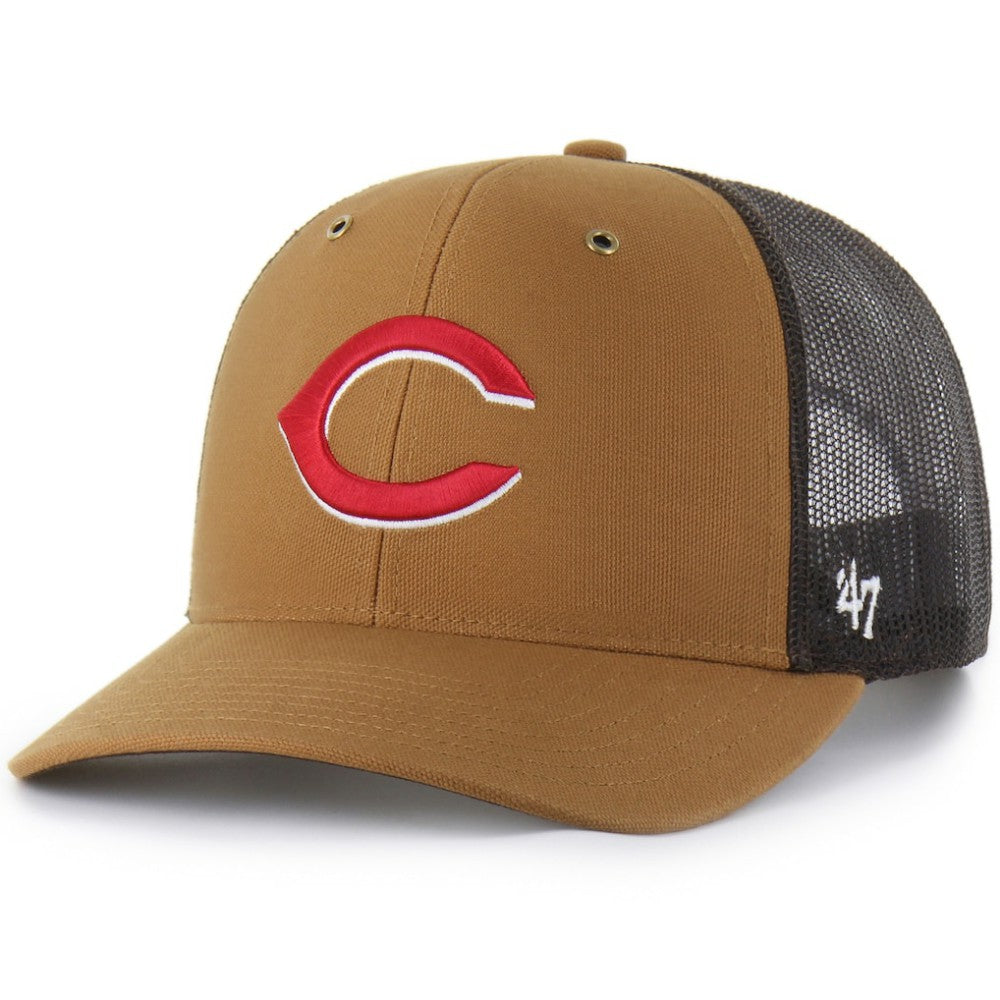 Cincinnati Reds Carhartt x '47 Trucker Adjustable Hat On Sale