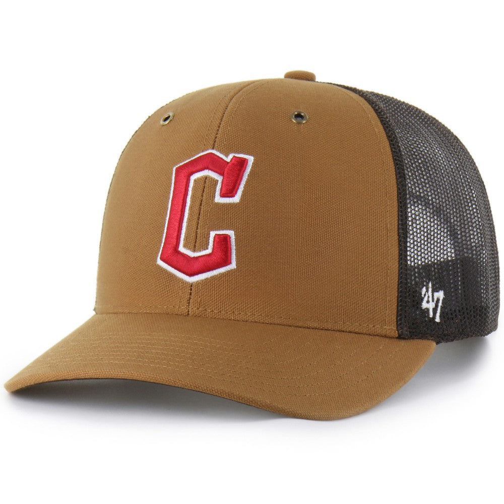 Cleveland Guardians Carhartt x '47 Trucker Adjustable Hat for sale