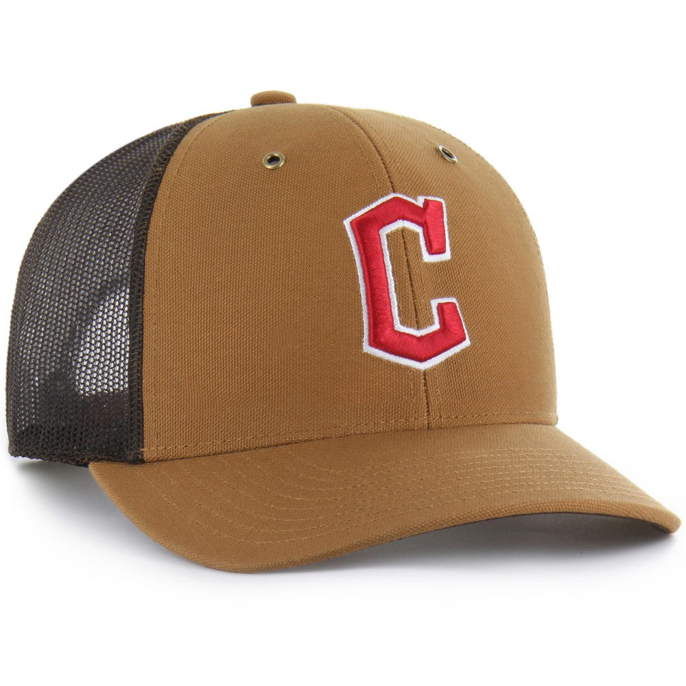 Cleveland Guardians Carhartt x '47 Trucker Adjustable Hat for sale