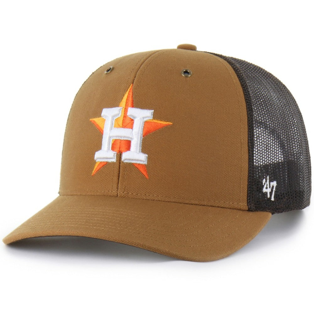 Houston Astros Carhartt x '47 Trucker Adjustable Hat On Sale