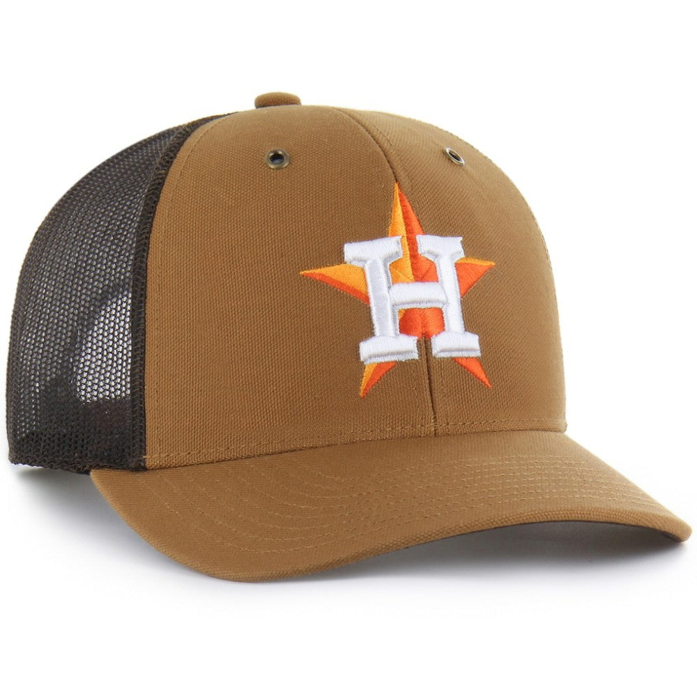 Houston Astros Carhartt x '47 Trucker Adjustable Hat On Sale