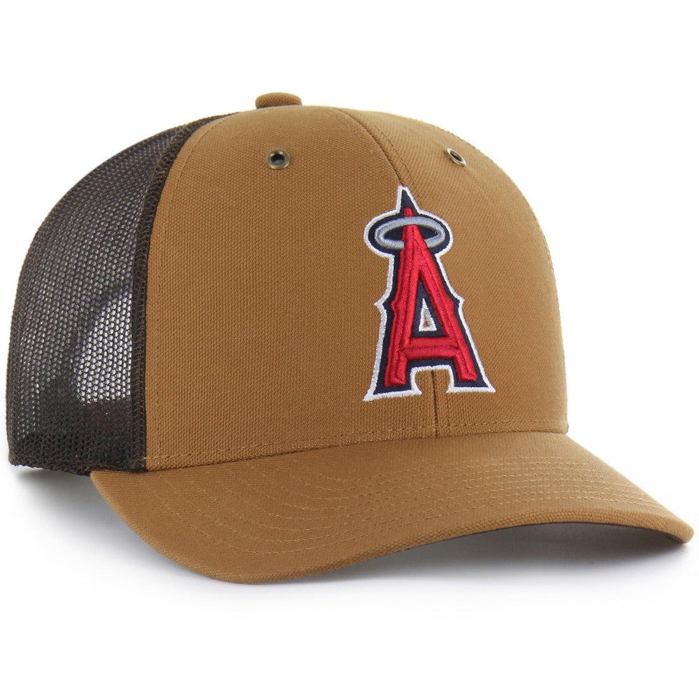 Los Angeles Angels Carhartt x '47 Trucker Adjustable Hat On Sale