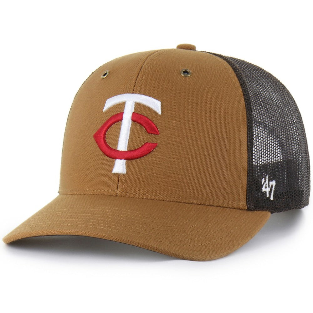 Minnesota Twins Carhartt x '47 Trucker Adjustable Hat discount