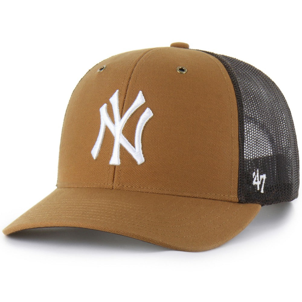 New York Yankees Carhartt x '47 Trucker Adjustable Hat Clearance
