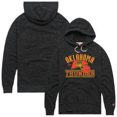 NBA - Oklahoma City Thunder Homage Unisex Hometown Edition Tri-Blend Raglan Pullover Hoodie - Heather Black