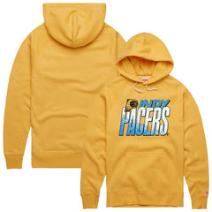 NBA - Indiana Pacers Homage Unisex Hometown Edition Tri-Blend Raglan Pullover Hoodie - Gold