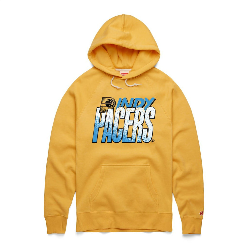 NBA - Indiana Pacers Homage Unisex Hometown Edition Tri-Blend Raglan Pullover Hoodie - Gold