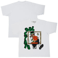 NBA - Boston Celtics Stadium Essentials NBA x Staycool Mascot Oversized T-Shirt - White