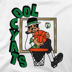 NBA - Boston Celtics Stadium Essentials NBA x Staycool Mascot Oversized T-Shirt - White