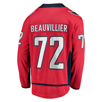 Anthony Beauvillier Washington Capitals Fanatics Home Breakaway Jersey - Red | NHL Jerseys